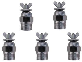 Mini Aspersor A-1 de 1/2" em Latão Cromado Kit 05 Unidades - Yamaho