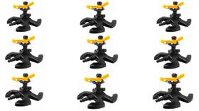 Mini Aspersor Agrojet 3mm Com Base + Conector Mangueira Irrigação - 9 Unid