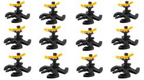 Mini Aspersor Com Base E Conector Mangueira Para Irrigação - 12 Unidades