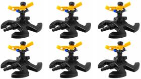 Mini Aspersor Com Base E Conector Mangueira Para Irrigação - 6 Unidades