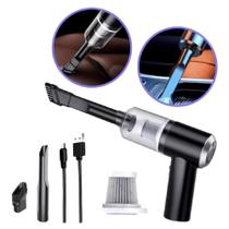 Mini Aspirador de Pó e Soprador Portátil USB Recarregável 3 em 1 Original Inova Prime Mini Aspirador de Pó e Soprador Portátil USB Recarregável 3 em 1 Original Inova Prime