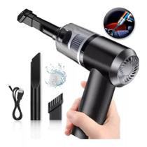 Mini Aspirador de Pó Portátil Automotivo Casa Sem Fio 3 em 1 Recarregável Potente 6000Pa Mini Aspirador de Pó Portátil Automotivo Casa Sem Fio 3 em 1 Recarregável Potente 6000Pa