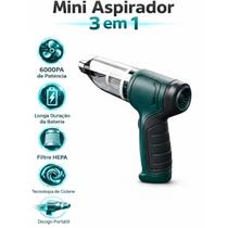 Mini Aspirador de Pó Portátil com Filtro HEPA Lavável