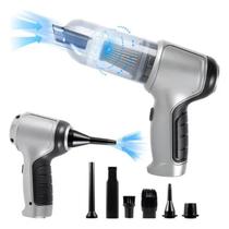 Mini Aspirador De Pó Portátil Sem Fio Automotivo Soprador 3 Em 1 Recarregável USB