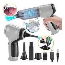 Mini Aspirador e soprador De pó sem fio Portátil Potente 5 in 1 Multifuncional e Versátil para Automotivo/Carro e Casa Mini Aspirador e soprador De pó sem fio Portátil Potente 5 in 1 Multifuncional e Versátil para Automotivo/Carro e Casa