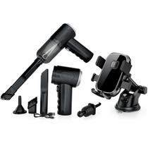 Mini Aspirador Portátil Sem Fio Suporte Veicular para Celular Carro Mini Aspirador Portátil Sem Fio Suporte Veicular para Celular Carro