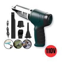 Mini Aspirador Soprador faz Vácuo 3 Em 1 Ar Portátil Usb/ Pratiarejo