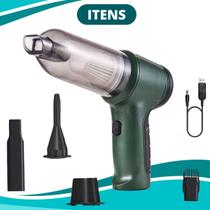 Mini Aspirador Soprador Vácuo 3 Em 1 De Ar Portátil Usb