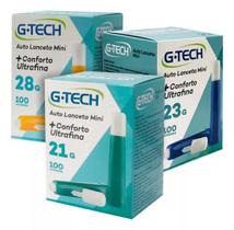 Mini Auto Lanceta 28g - Caixa C/ 100un (g-tech) Mini Auto Lanceta 28g - Caixa C/ 100un (g-tech)