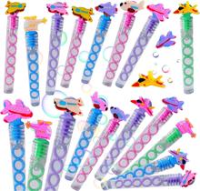 Mini avião a granel Bubble Wands PSDFH, 24 pacotes para festa