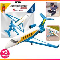 Mini Avião Jatinho Executivo Aeroporto Miniatura Brinquedo Menino Menina