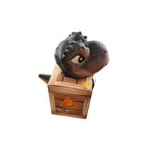 Mini Baby Dinos Jurassic World T-rex Preto Na Casinha