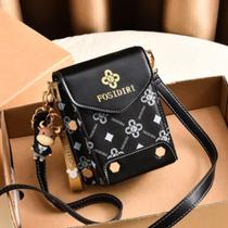 Mini Bag Feminina Transversal Luxuosa Carteira + Chaveiro