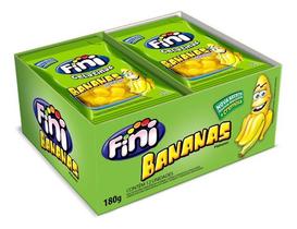 Mini Bala De Gelatina Banana 15g 12un Fini Display