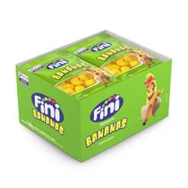 Mini Bala de Gelatina Bananas 15g 12 Unidades Fini Mini Bala de Gelatina Bananas 15g 12 Unidades Fini