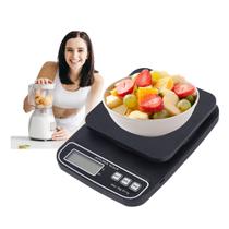 Mini Balança De Cozinha Digital Visor LCD Tara Inteligente Precisão de 1g Max de Peso 5Kg
