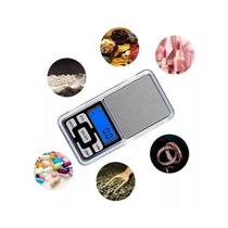 Mini Balança Digital 0,1g Até 500g Cor Prateado