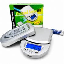 Mini Balança Digital Alta Precisão 0.1g Até 500g Com Display LCD Tara Alta Precisão Premium Mini Balança Digital Alta Precisão 0.1g Até 500g Com Display LCD Tara Alta Precisão Premium