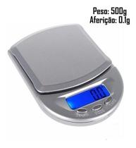 Mini Balança Digital Bolso Scale 500g Diamond Series 0.1g