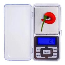 Mini Balanca Digital de Bolso e Alta Precisao 0,1g Ate 500g
