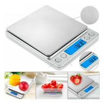 Mini Balança Digital De Cozinha 0,1g Até 2000g Portátil Alimentos Eletrônica Pesa Medição Exata Culinária