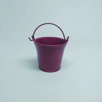 Mini Balde Colorido Alumínio C Alça Decoração Lembrancinha Mini Balde Colorido Alumínio C Alça Decoração Lembrancinha