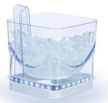 Mini Balde de Gelo LED Com Pegador Cristal Branco - AP1018 - Plate Festa