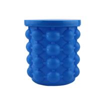 Mini Balde Forma De Gelo Em Silicone Ice Magic Cube