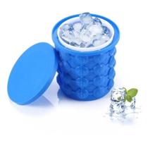 Mini Balde Forma De Gelo Em Silicone Ice Magic Cube Da Tv