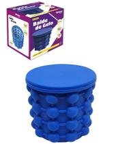 Mini Balde Gelo Forma Ice Magic Silicone Portátil Maleável - Western