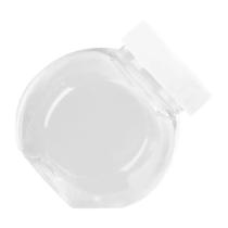 Mini Baleiro Redondo Branco - 10 Unidades