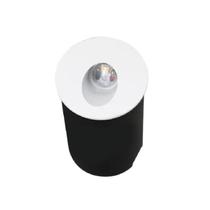 Mini Balizador De Parede Redondo C/ Aloj. Led Cob E Driver