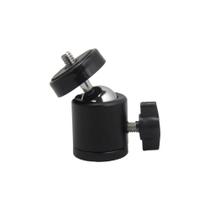 Mini Ball Head Cabeça Tripé, Monopé, Ring Light, Celular, Etc Até 2KG Mini Ball Head Cabeça Tripé, Monopé, Ring Light, Celular, Etc Até 2KG