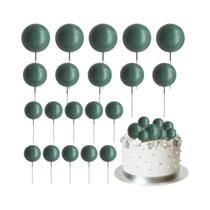 Mini Balões Coloridos Para Topo De Bolo, 20 Peças, Palitos Para Cupcake, Decoração DIY Para