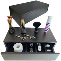 Mini Bancada Balcão Console Para Barbearia E Salão De Beleza 100% MDF Pronto Para Instalar