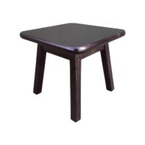 Mini Banco Over 30x30 Preto Mini Banco Over 30x30 Preto