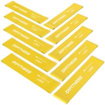 Mini Band Amarela - D1FITNESS - Leve - 10un Mini Band Amarela - D1FITNESS - Leve - 10un