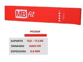 Mini Band Faixa Elástica 25-30lbs Intensidade Heavy - MBfit