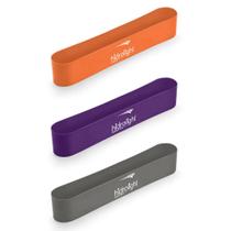 Mini band faixa elástica para exercícios 3 intensidades
