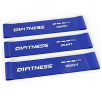 Mini Band Forte D1FITNESS Azul - 3 Unidades Mini Band Forte D1FITNESS Azul - 3 Unidades