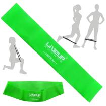 Mini Band Treino Exercicios com Intensidade Media na Cor Verde Liveup Sports