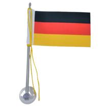 Mini Bandeira Alemanha C/ Ventosa Poliéster (5,5cm X 8,5cm) - SP Bandeiras