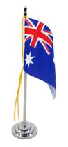 Mini Bandeira De Mesa Austrália 15 Cm Poliéster