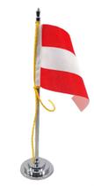 Mini Bandeira de Mesa Áustria 15 cm Poliéster - SP Bandeiras