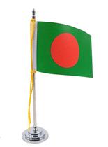 Mini Bandeira de Mesa Bangladesh 15 cm Poliéster