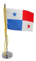 Mini Bandeira de Mesa da Panamá 15 cm Poliéster