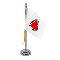 Mini Bandeira Mesa Minas Gerais Mastro 15 Cm Poliéster - Sp Bandeiras