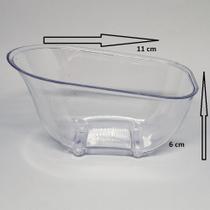 Mini Banheira Acrílico Decoração Lembrancinha Kit Com 20 Unidades