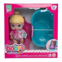 Mini Banheira C/ Boneca Baby Collection Super Toys Mini Banheira C/ Boneca Baby Collection Super Toys