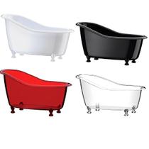 Mini Banheira Decorativa Multiuso Lavabo Porta Objetos 150ml - BOCCATI